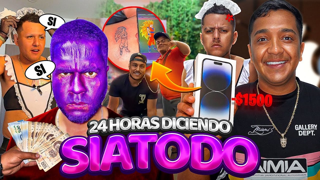 24 HORAS DICIENDO SI A TODO Y BROMAS! MAZA CLAN