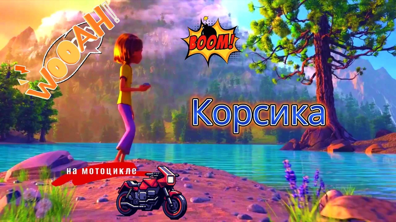 Корсика 2021 на мотоцикле