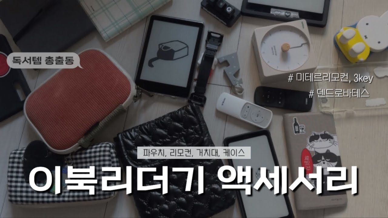 이북리더기 악세사리 | 미테르 리모컨, 3key,  파우치, 케이스, 거치대 총출동 | 오닉스 팔마, 오닉스 페이지, 크레마페블 독서템