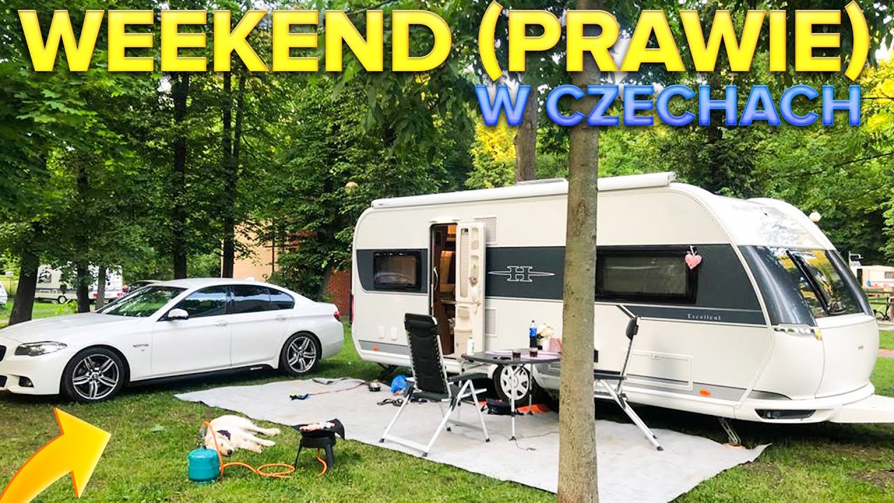 WEEKEND NA KEMPINGU POD CZARNYM BOCIANEM / KONKURS DLA WIDZÓW / JAK PODPIĄĆ PRZYCZEPĘ KEMPINGOWĄ?