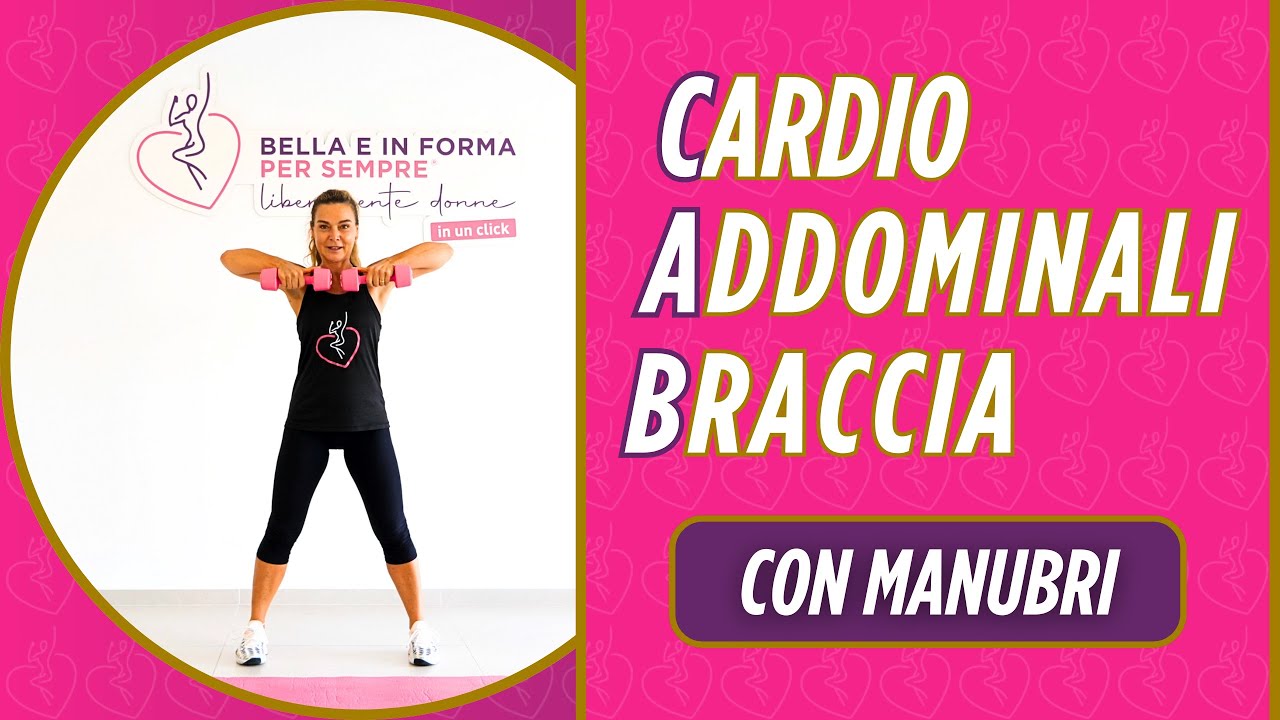 Allenamento a casa donna: braccia toniche e pancia piatta (mentre brucia calorie) 🤩🔥