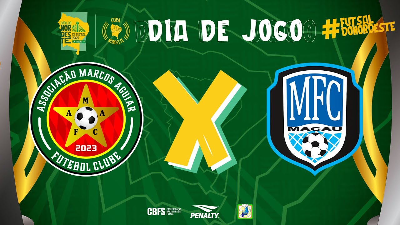 Copa Nordeste de Futsal | Marcos Aguiar x Macau Futsal | 3&ordf; Rodada | Ao Vivo