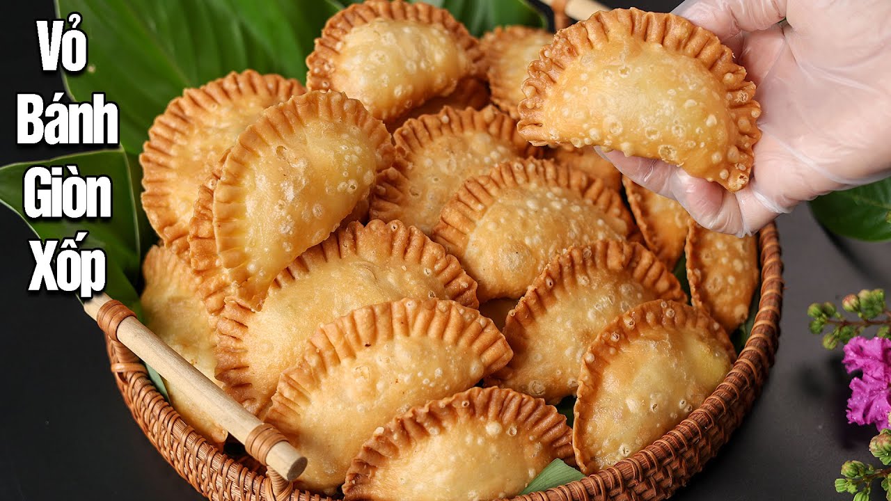 Cách pha chế Bột Mì cho vỏ Bánh Gối - Bánh Xếp giòn xốp hoàn hảo vị ngon