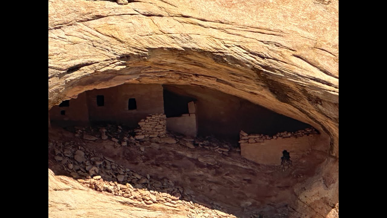 We found an ancient Native American site on the side of a cliff in Bears Ears