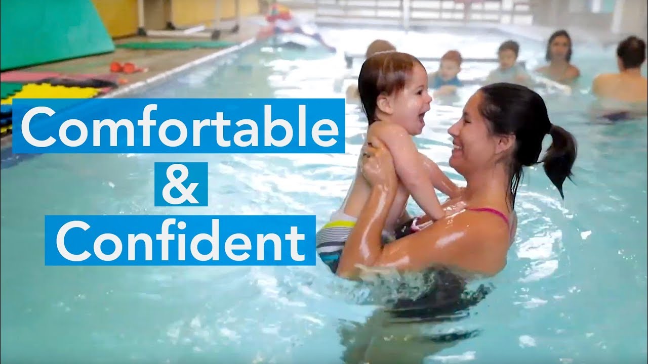 Parent-tot lessons at SwimRight Academy!