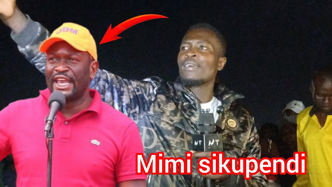 EDWIN SIFUNA MIMI SIKUPENDI NA SIWEZI KUKUPIGIA KURA HERI NIPIGIE JALANGO!!