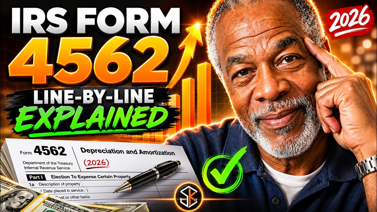 IRS Form 4562 Line-by-Line Instructions 2025: Asset Depreciation and Amortization 🔶 TAXES S2&bull;E100