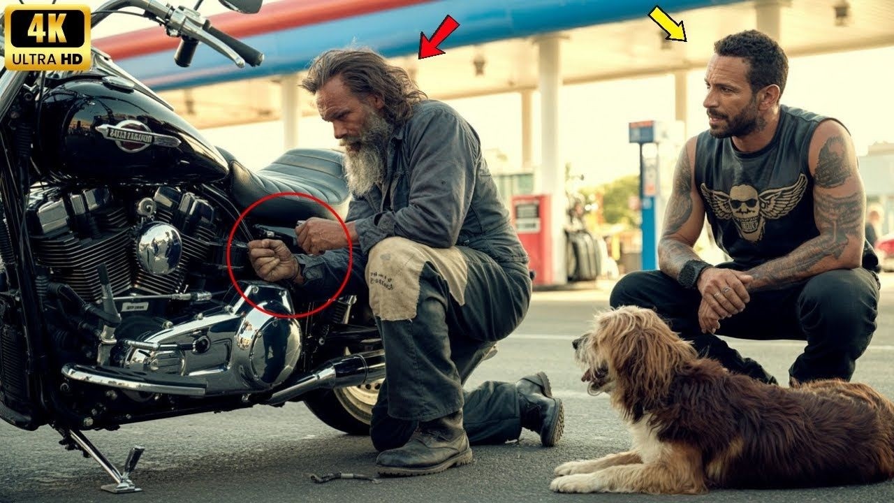 Homeless Man Helped a Biker Without Expecting Return— Next Morning, 200 Hells Angels Surrounded Him.