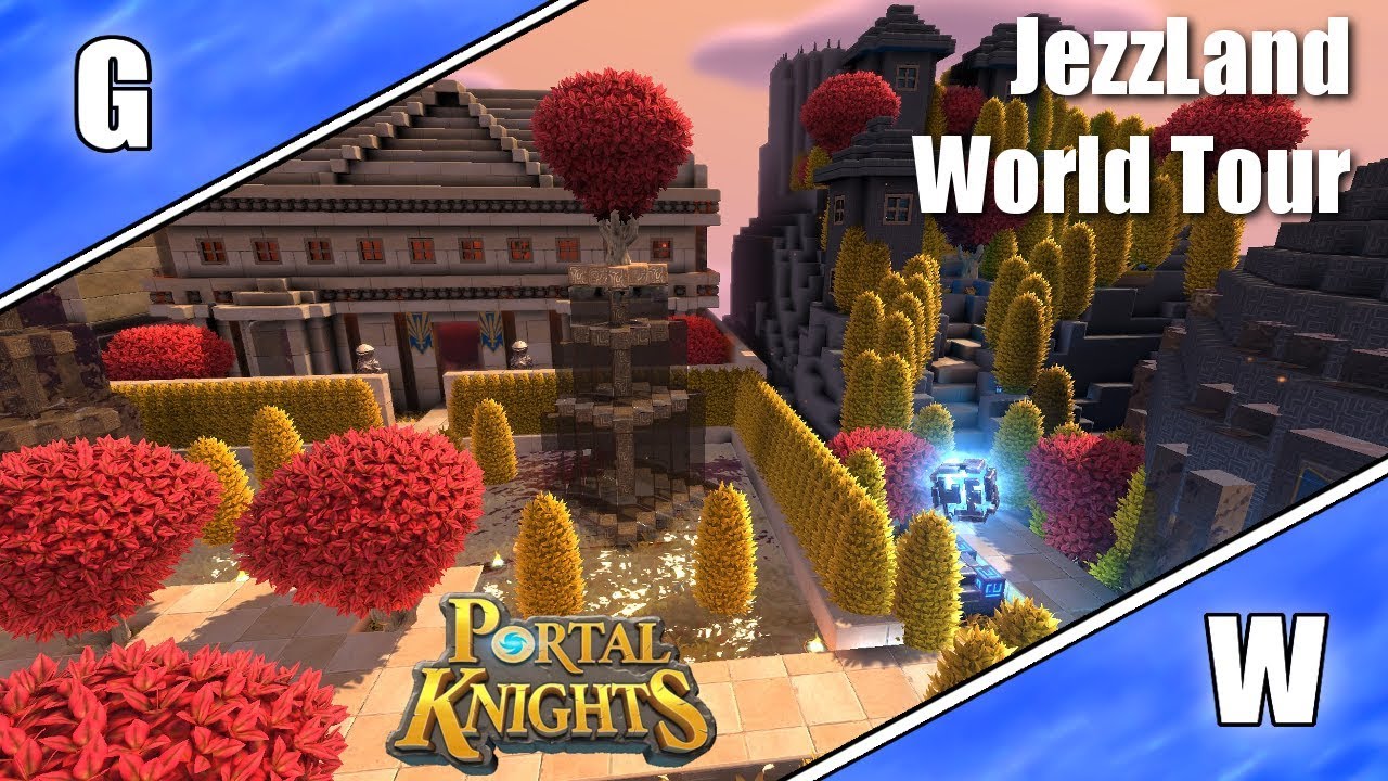 JezzLand World Tour - Portal Knights 1.5.2