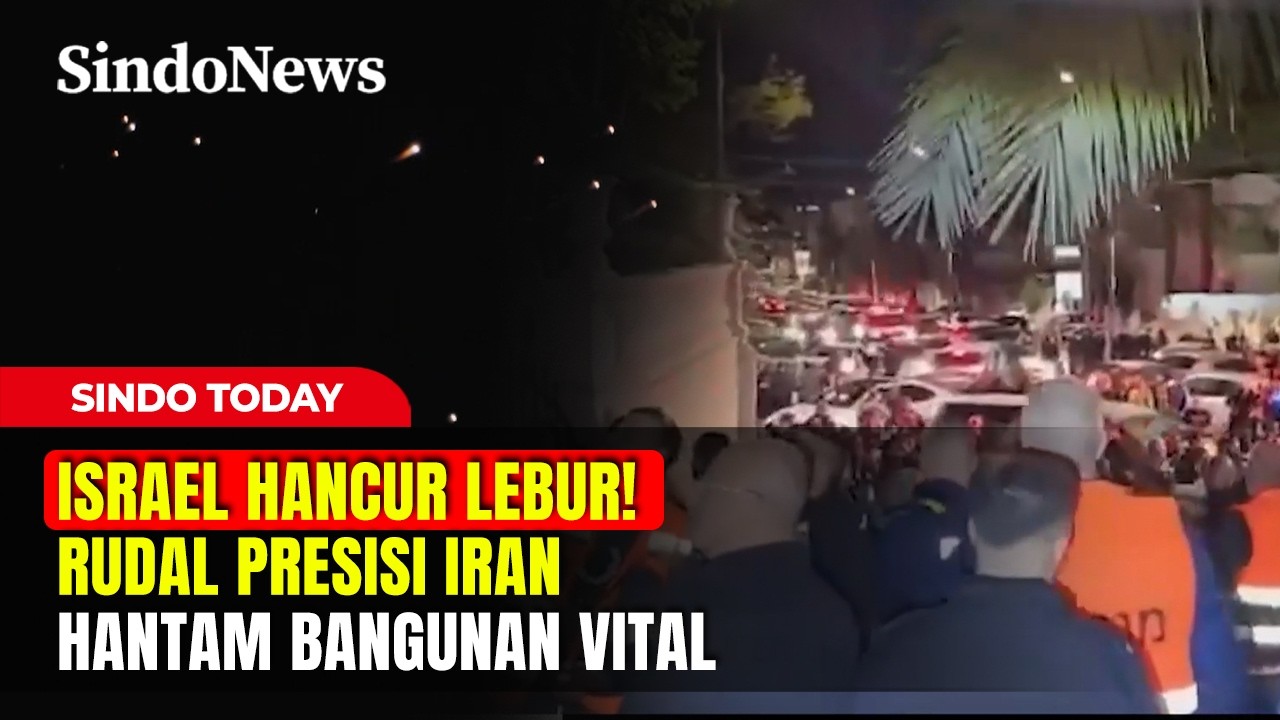 ISRAEL HANCUR LEBUR! Rudal Presisi Iran Hantam Bangunan Vital | Sindo Today | 20/03
