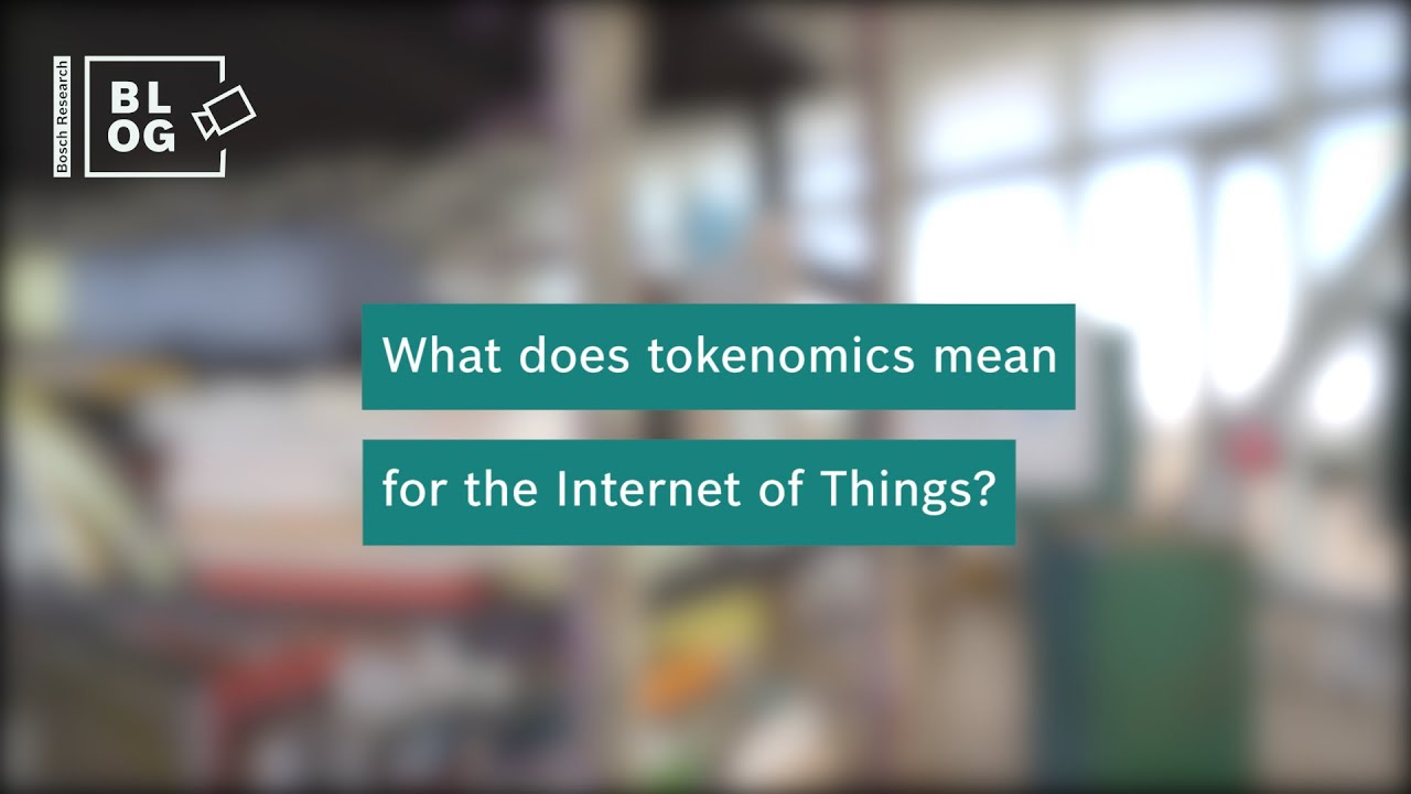Bosch Research Blog / Tokenomics
