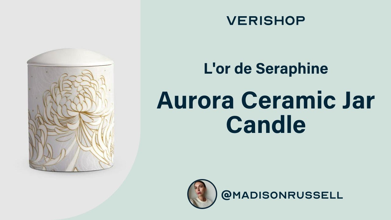 L'or de Seraphine Aurora Ceramic Jar Candle Review