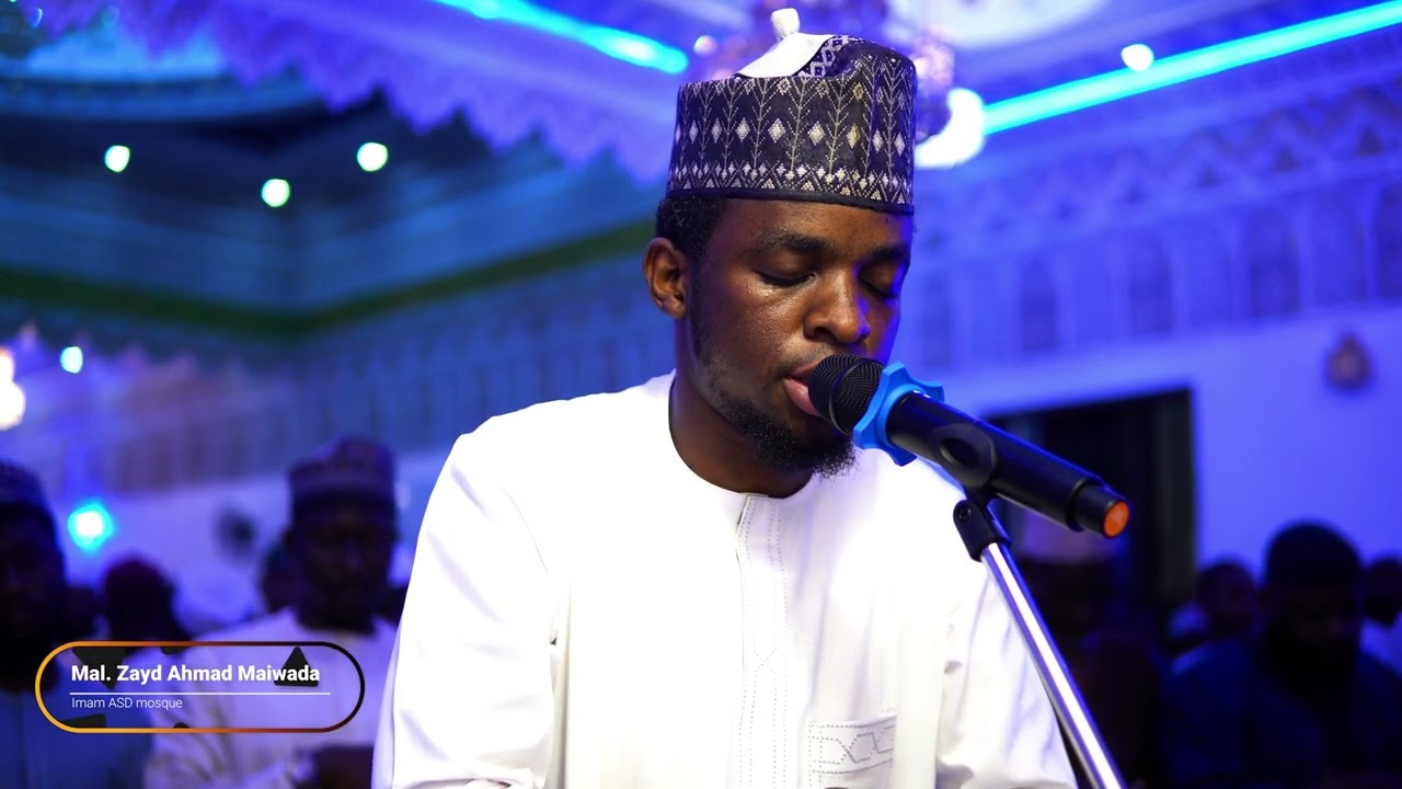 Tahajjud Prayer by Mal. Zayd Ahmad Maiwada 29th night of Ramadan 2025 at Asd Mosque Kaduna