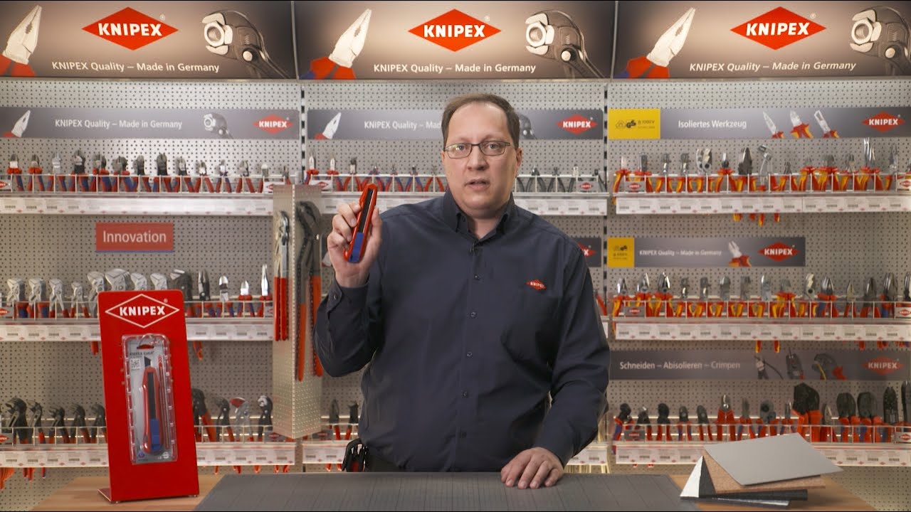 KNIPEX Workshop TV: KNIPEX CutiX® Utility Knife (90 10 165)