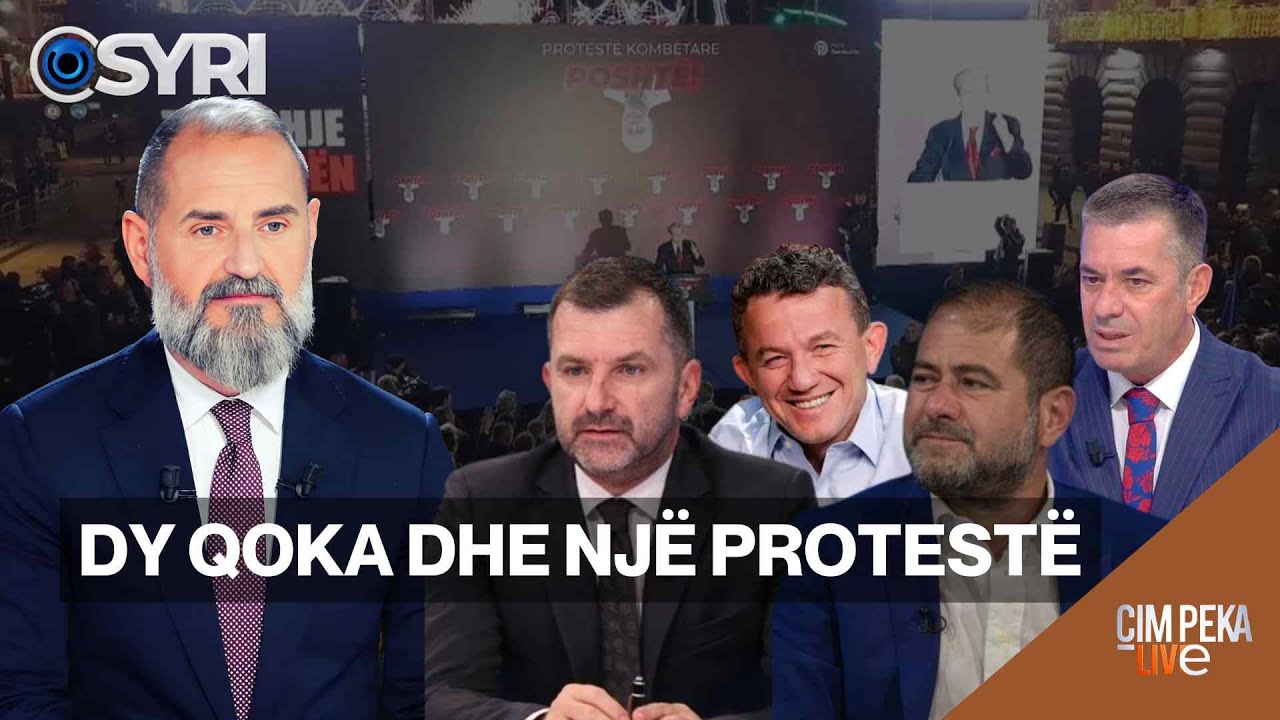 ÇIM PEKA LIVE/ Dy qoka dhe një protestë