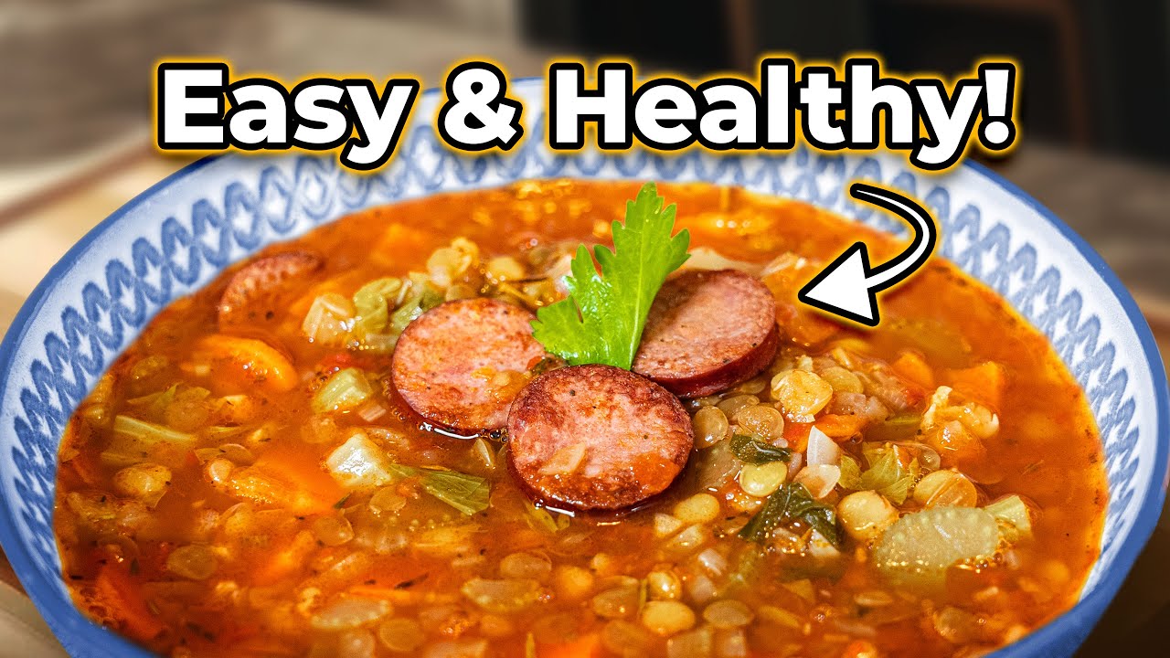 DELICIOUS Ham Sausage Lentil Soup Recipe | Capital Kitchen