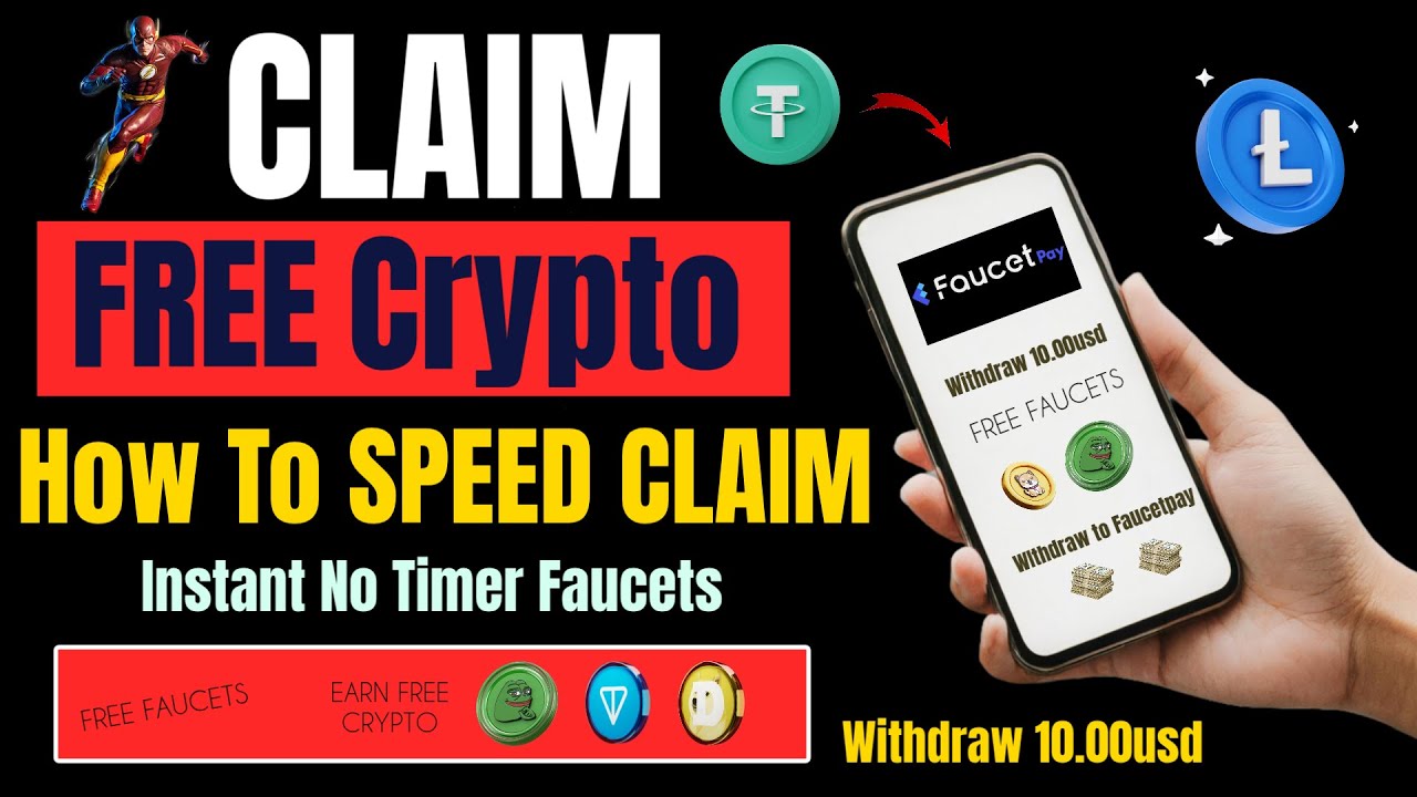 Free Money & Crypto Hack - Easy Speed Claim Faucets - Unlock 1000 Claims PerHour [ Live Withdrawal ]