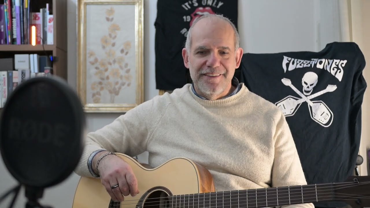 Ecco come sto registrando la chitarra acustica dentro una stanza di appartamento