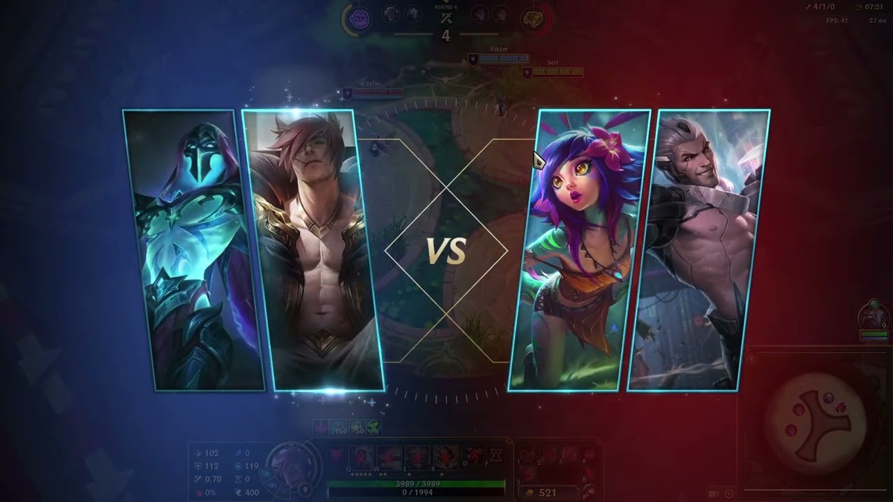LoL Arena 3rd place Sett+Viktor