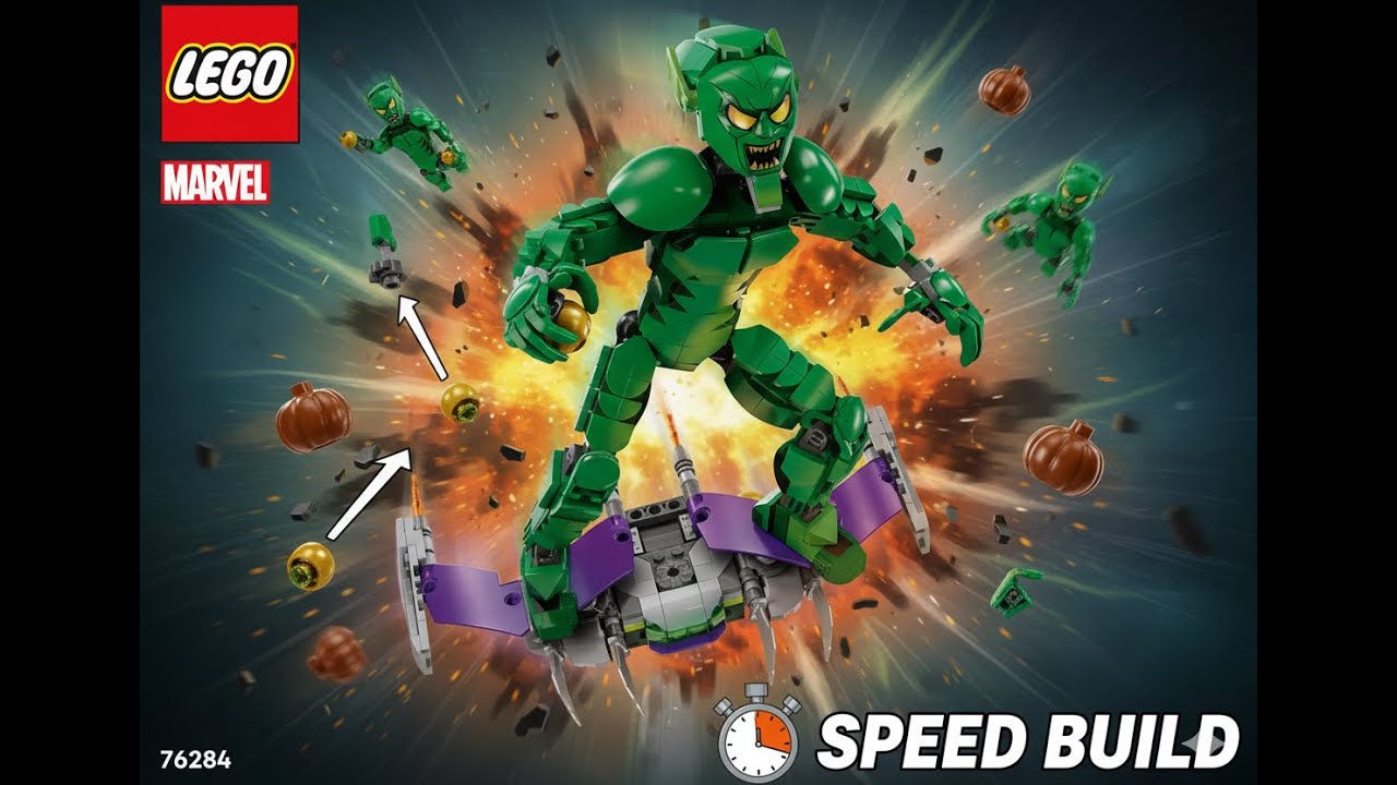 Lego Green Goblin 76284 Speed Build