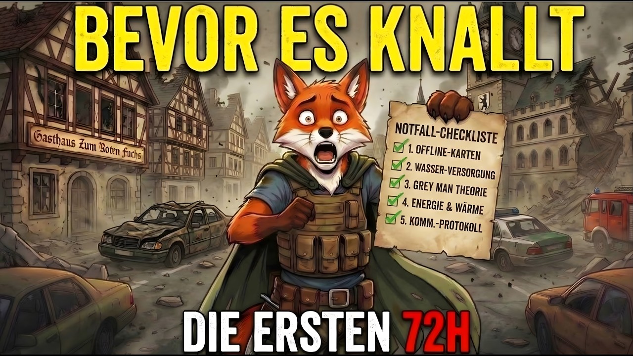 Diese 5 Maßnahmen im Ernstfall retten dir bei Blackout und Unruhen das Leben