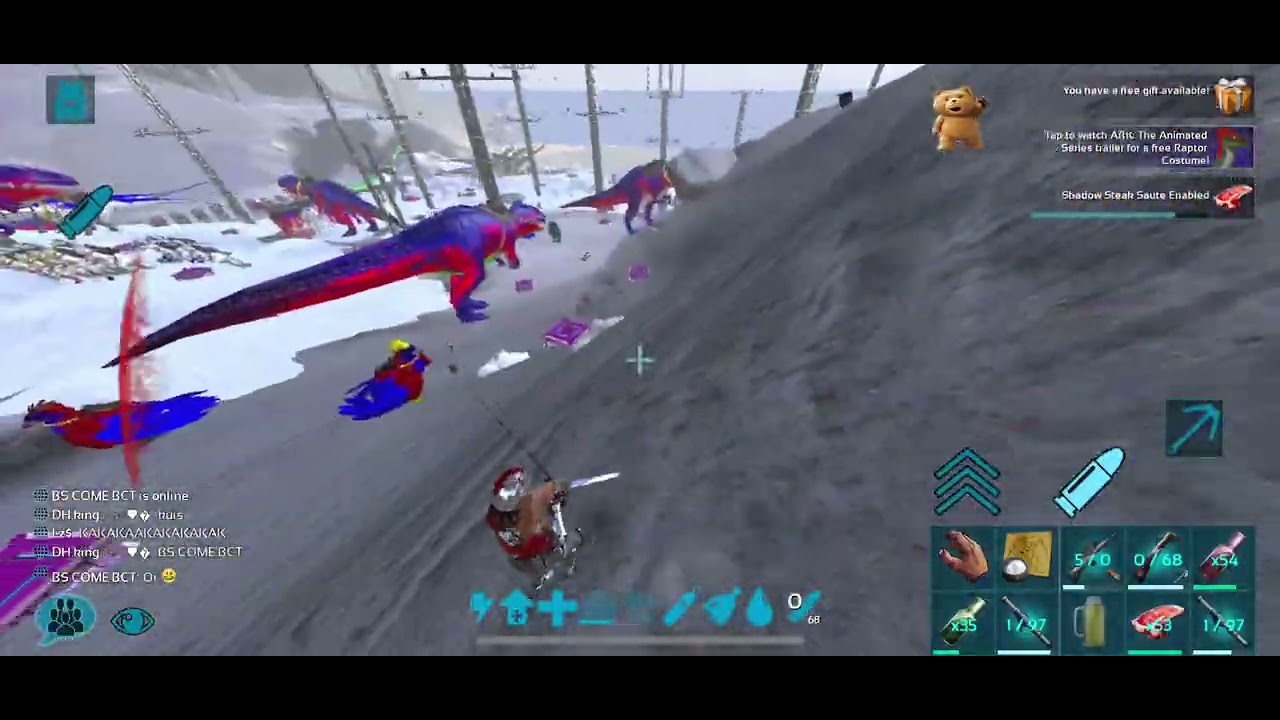[Ark Mobile] Random pvp For Bob Players🦕🦖
