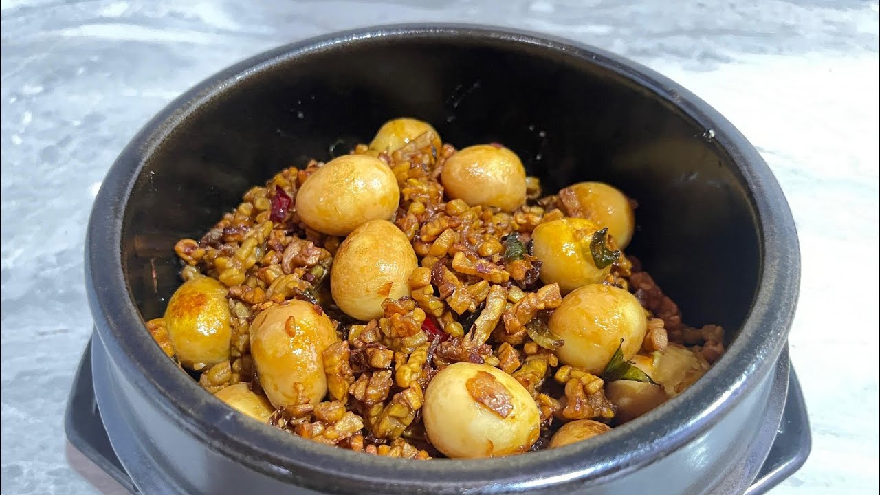 Resep Kering Tempe Telur Puyuh