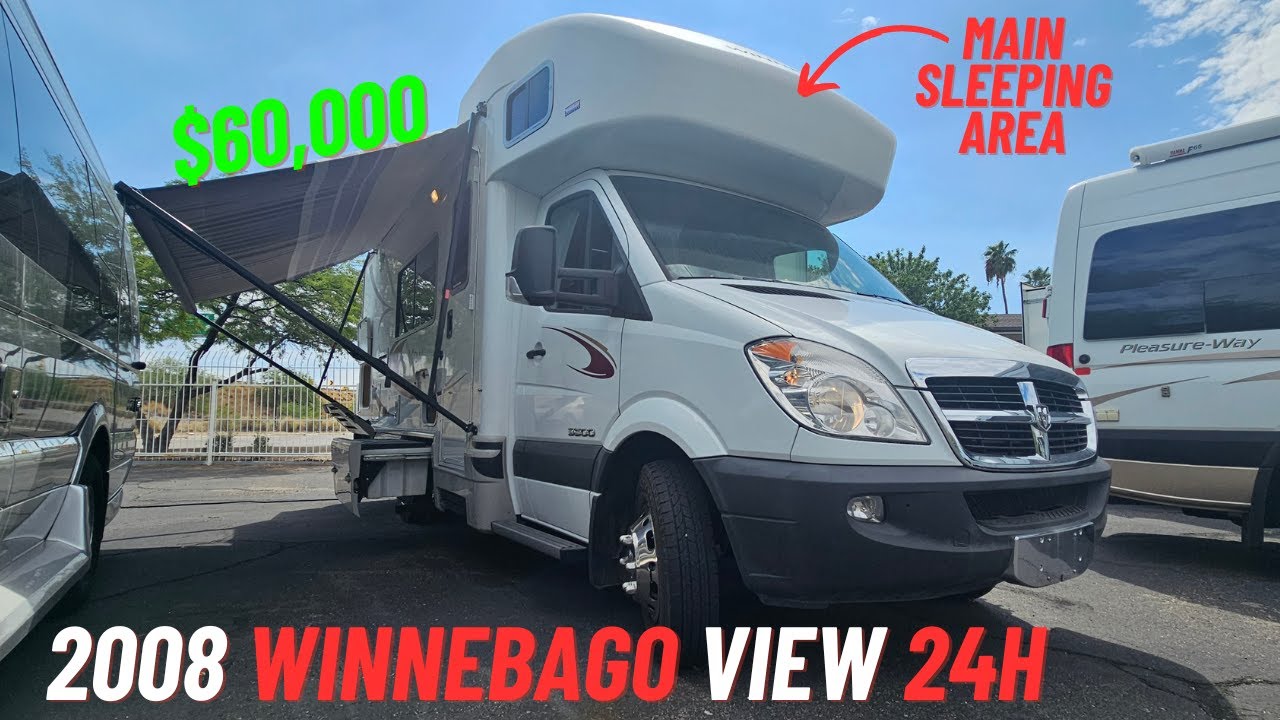Where Would You Sleep In This RV? 2008 Winnebago View 24H Video Walkthrough #rv #winnebago