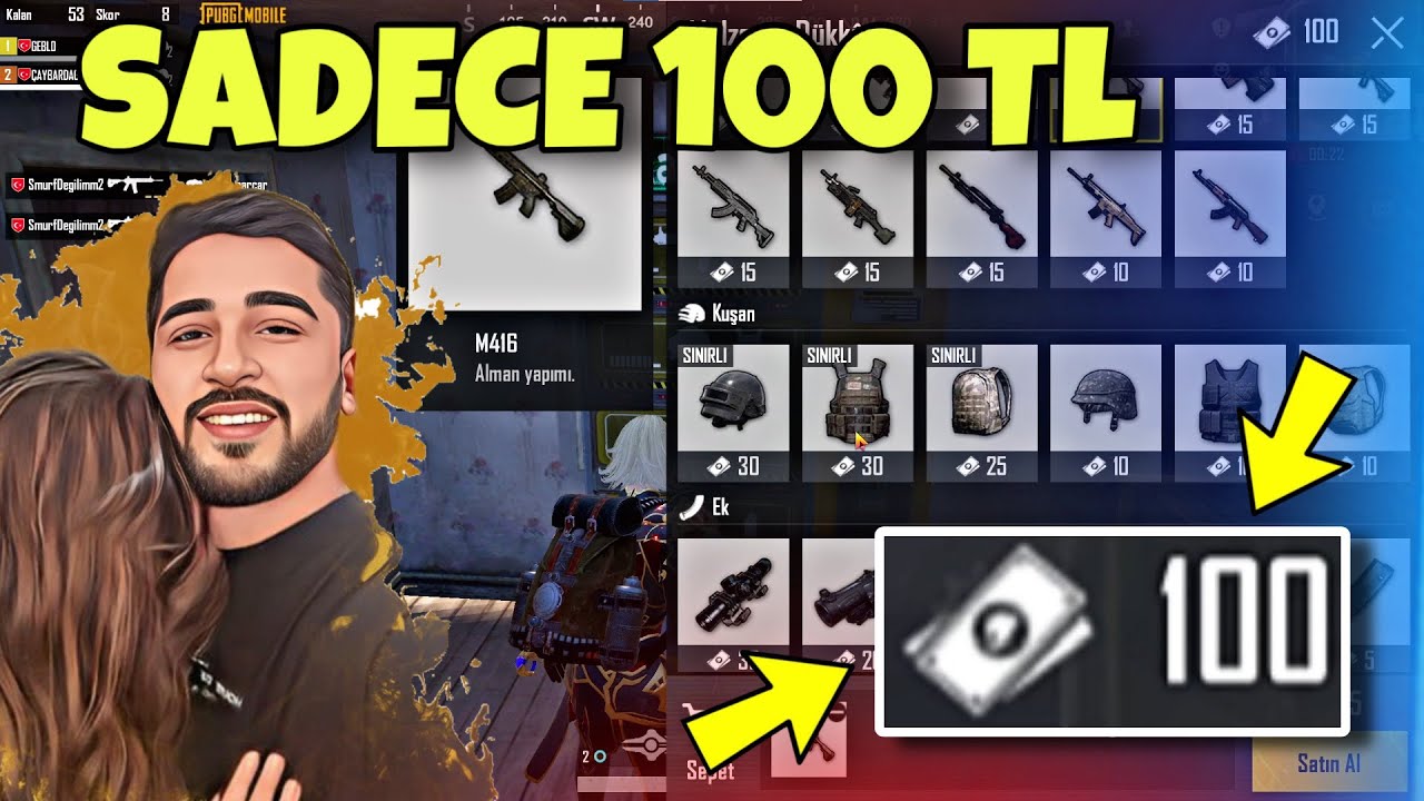 GEBLO İLE AYŞO 100 TL İLE HAYATTA KALMAYA &Ccedil;ALIŞTI! (&Ccedil;OK ZORLU CHALLANGE) -PUBG MOBİLE