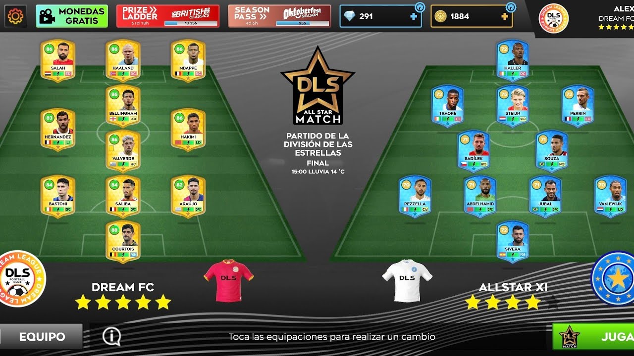 Dream FC 🆚 Allstar XI ⚡ | DLS 25 All Star Match