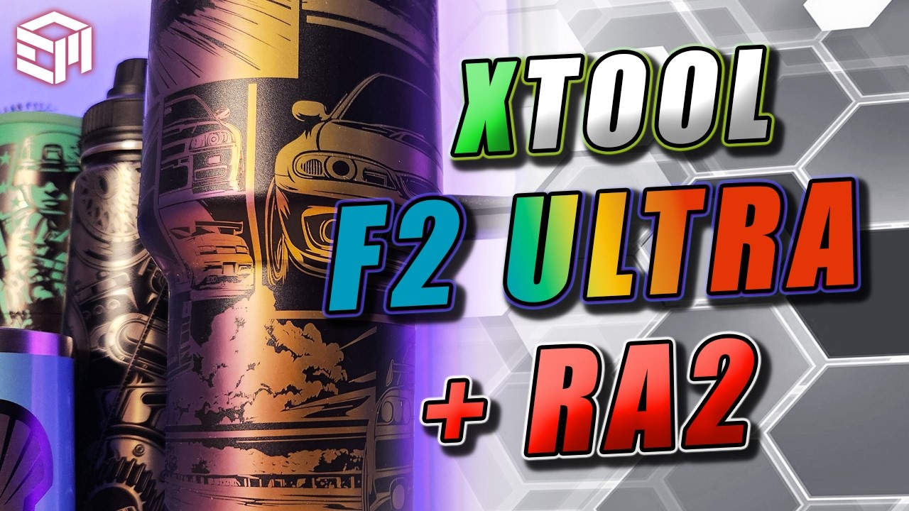 xTool F2 ULTRA and RA2 Rotary Full Guide: Master Tumblers, Tapered Objects, 40oz Full Wrap and More!