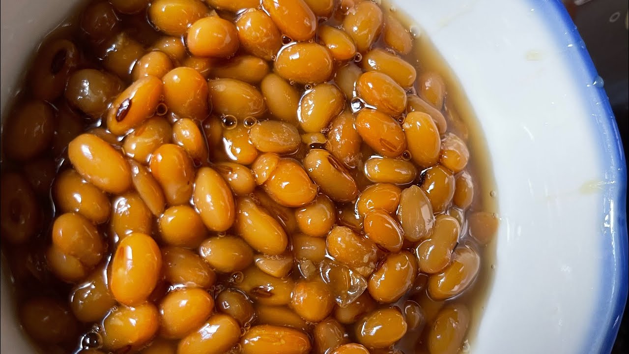 សៀងផ្អែម​  How to make fermented soybean #reels #orgenic #food #yummyfood #beans