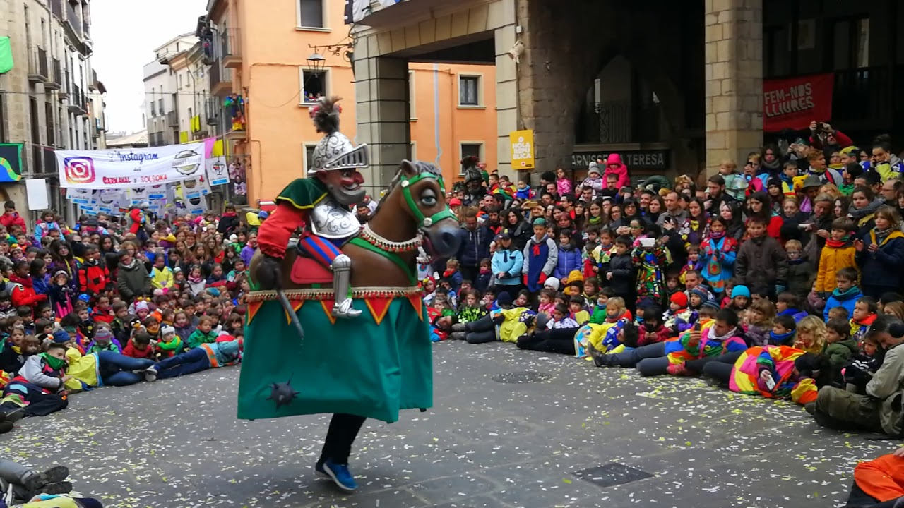 Carnaval infantil de Solsona 2018. Ball del comte de l'assalto infantil. Carnaval 2018