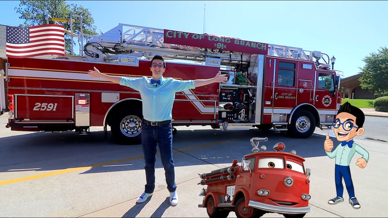 EXPLORANDO O CAMINHÃO DOS BOMBEIROS DOS EUA