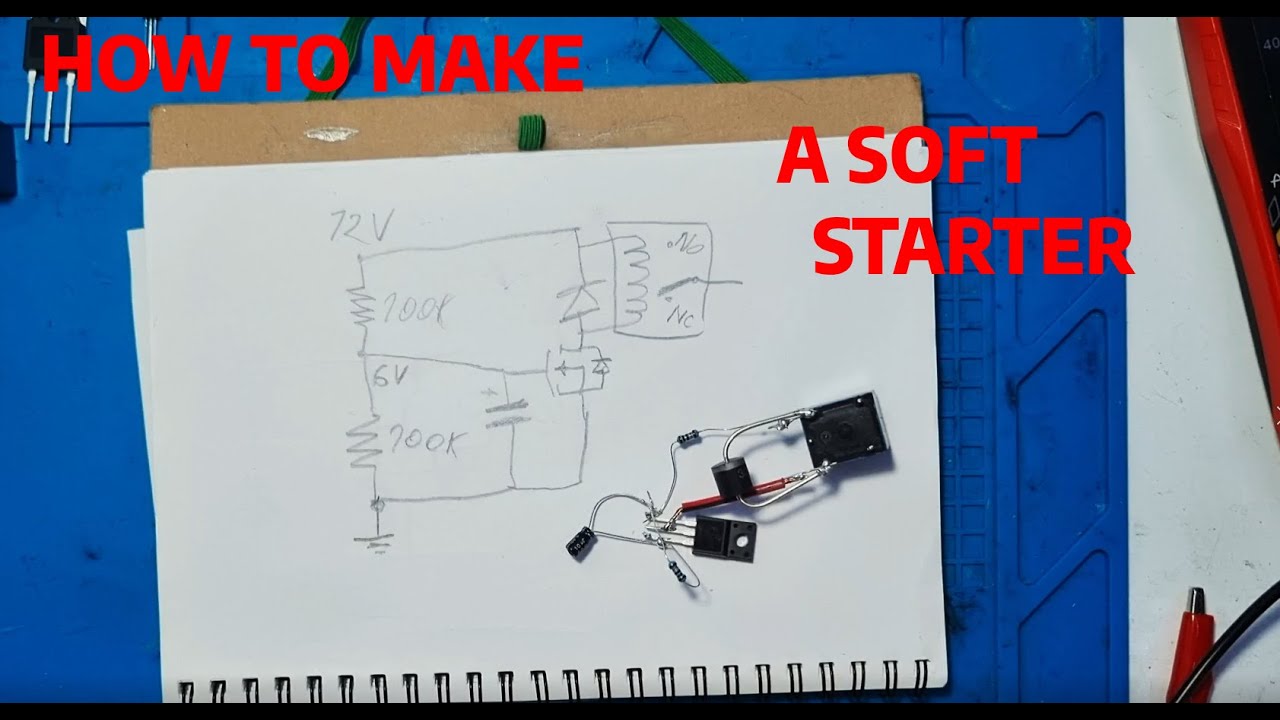 Soft Starter tutorial (what is a mosfet and a relay)