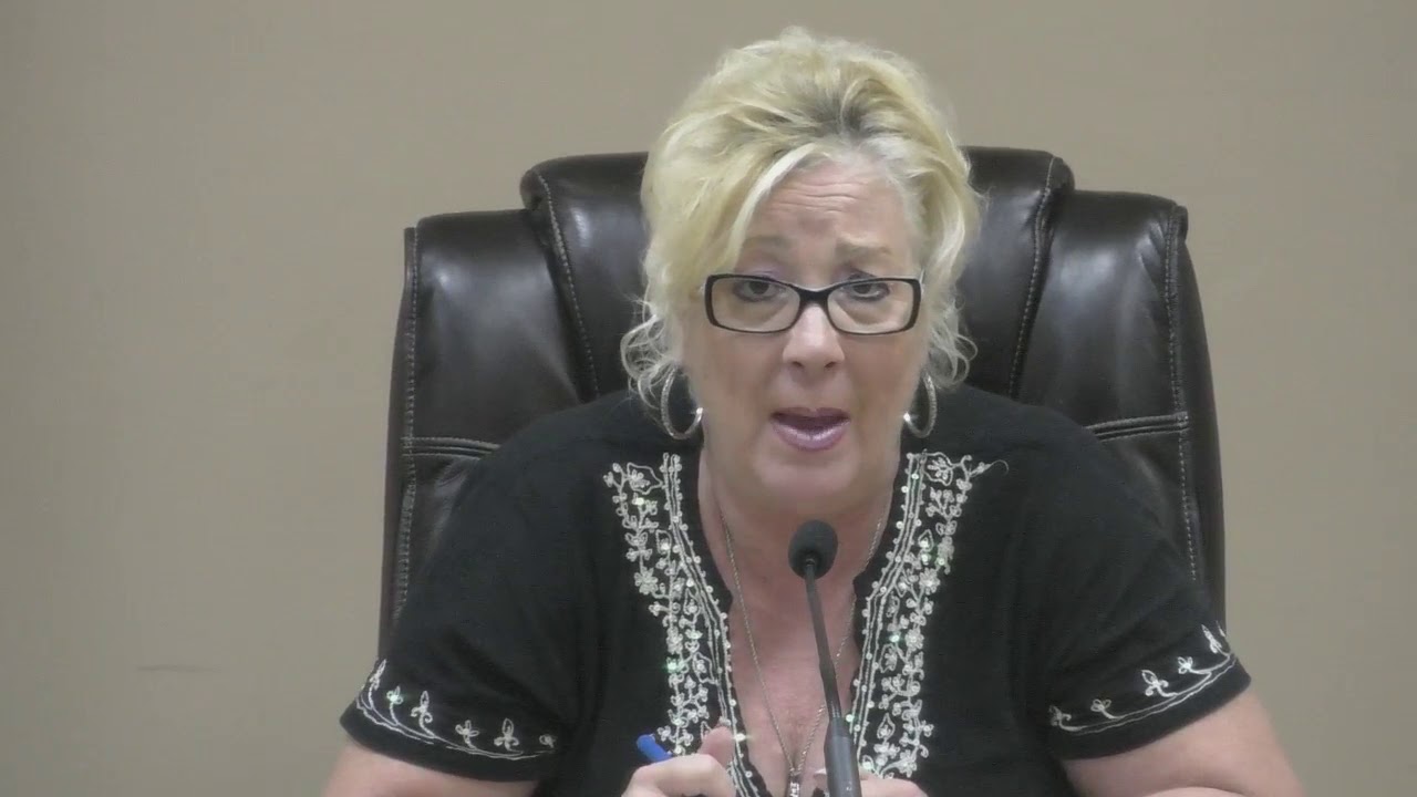 Mayor Pam Triolo of Lake worth, Fl addresses the Community