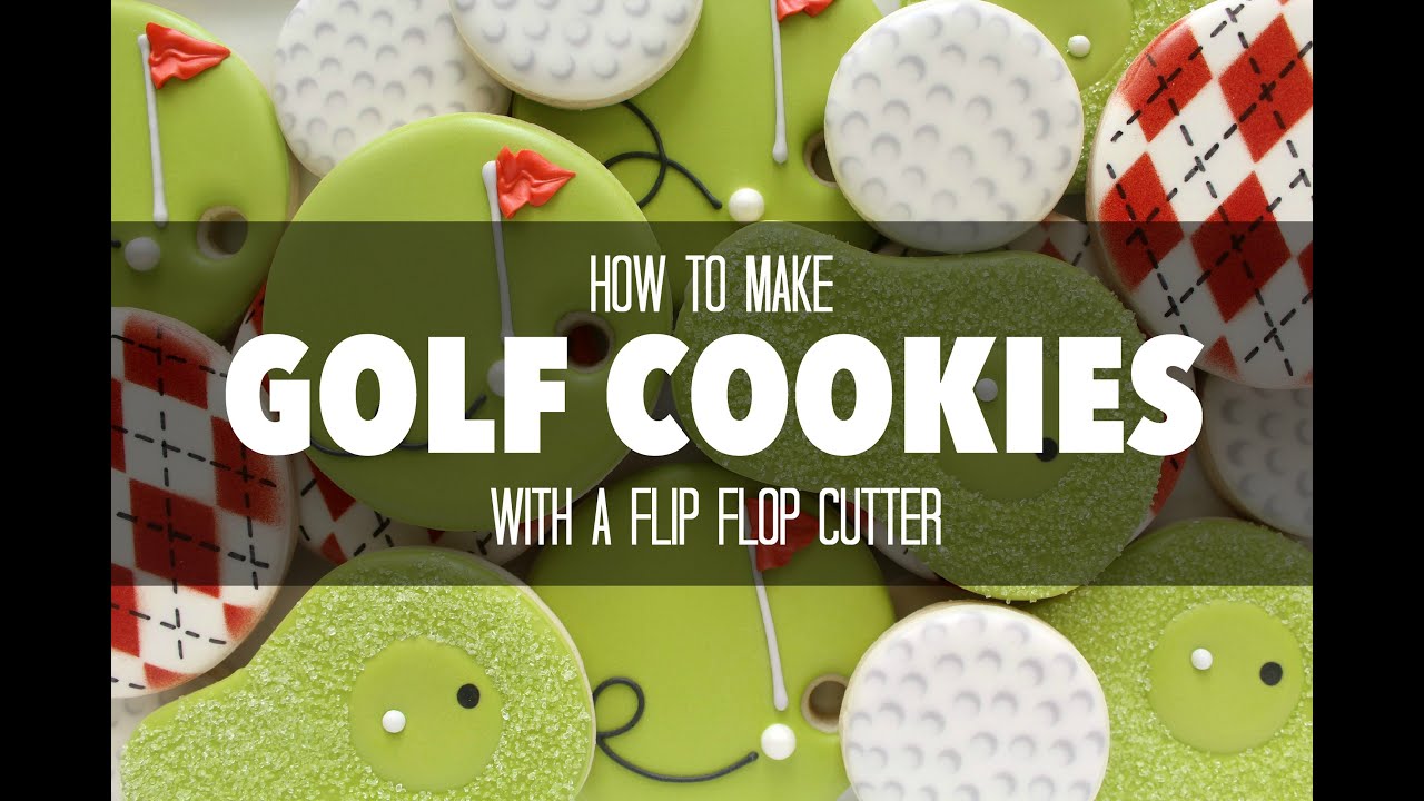 How to Make Golf Cookies with a Flip Flop Cutter