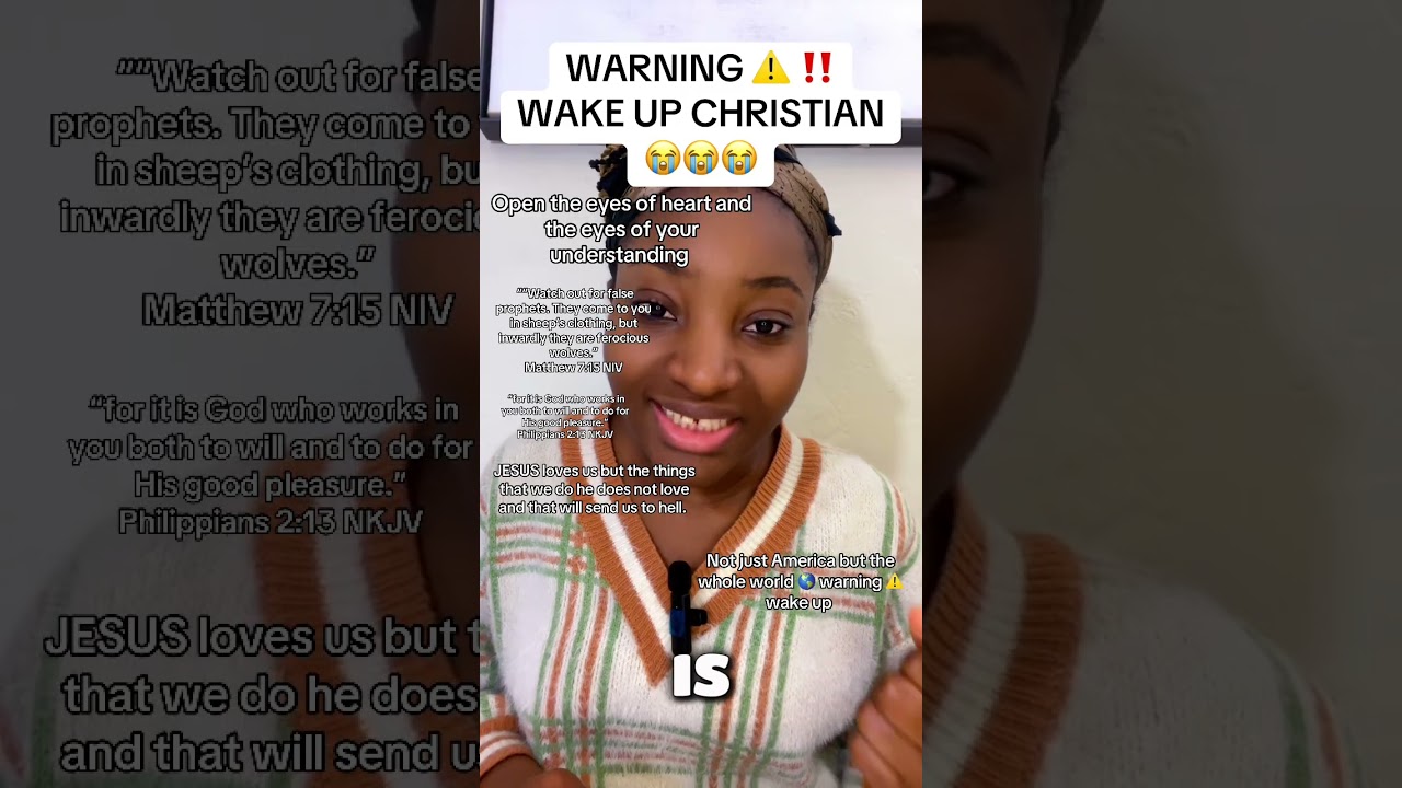 Warning ⚠️‼️ it time to wake up Christians 🌎🇺🇸