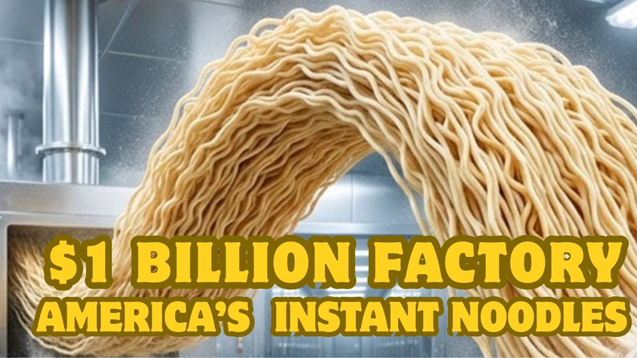 Inside the Mega Factory That Makes Billions of Instant Noodles Every Year | From Field to Noodles