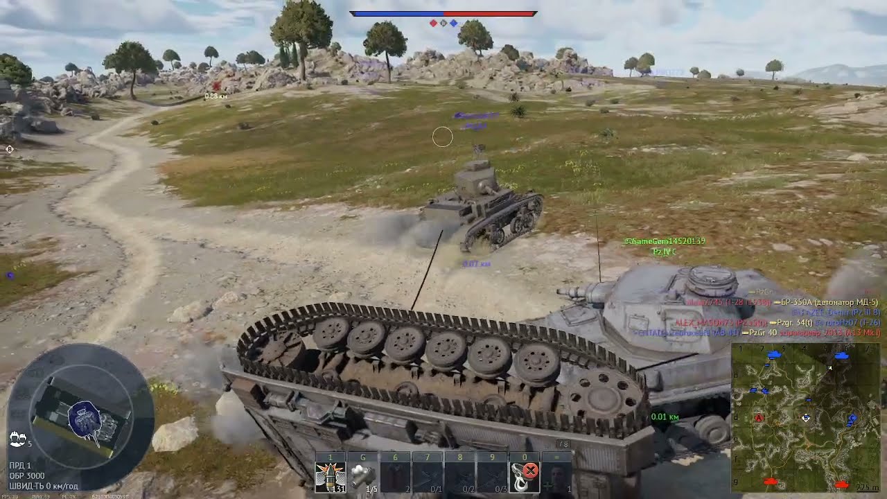 WAR THUNDER TANKS-ПОСТАВИВ РУБА ТАНК -НЕ ПЕРЕВЕРНУЛИ ПРОБУВАЛИ ВЕСЬ БІЙ