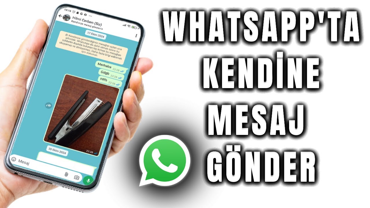 WhatsApp Kendine Mesaj Atma | Çok Basit Yöntem!