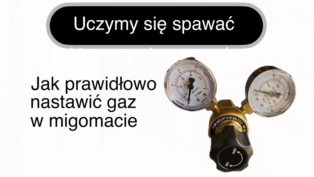 Jak nastawić gaz w migomacie. Uczymy się spawać.