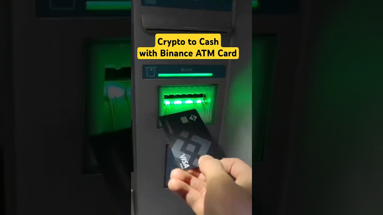 Getting Cash with Binance Card #cryptocurrency #crypto #bitcoin