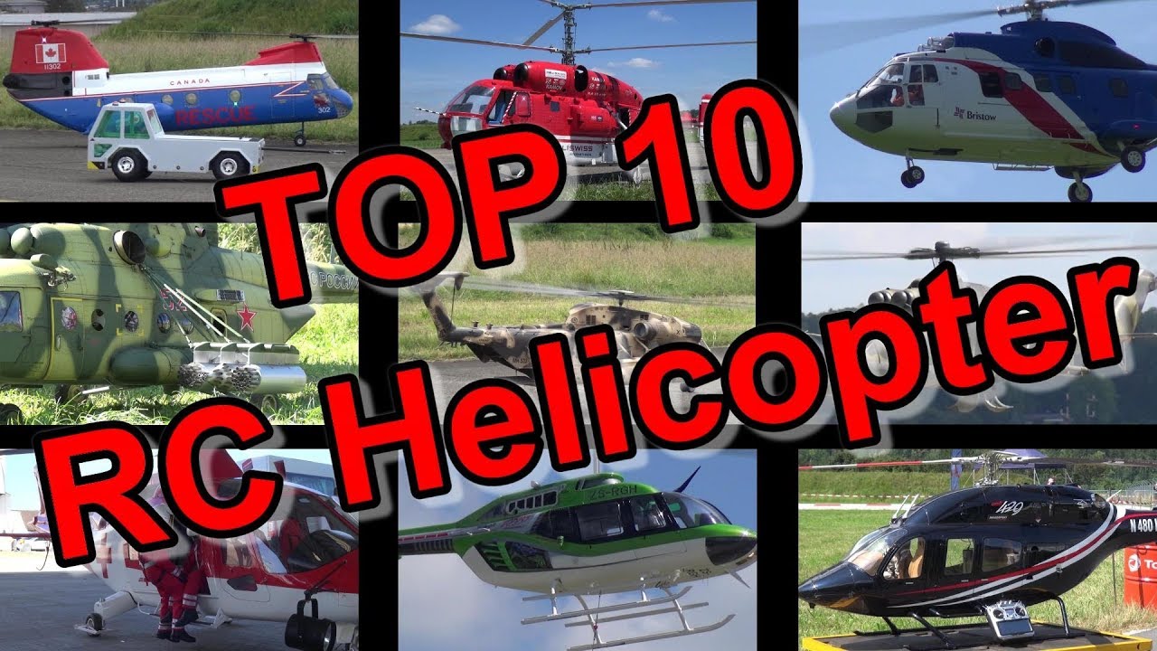 Top 10 BIGGEST RC MODEL HELICOPTER That Are Totally Awesome