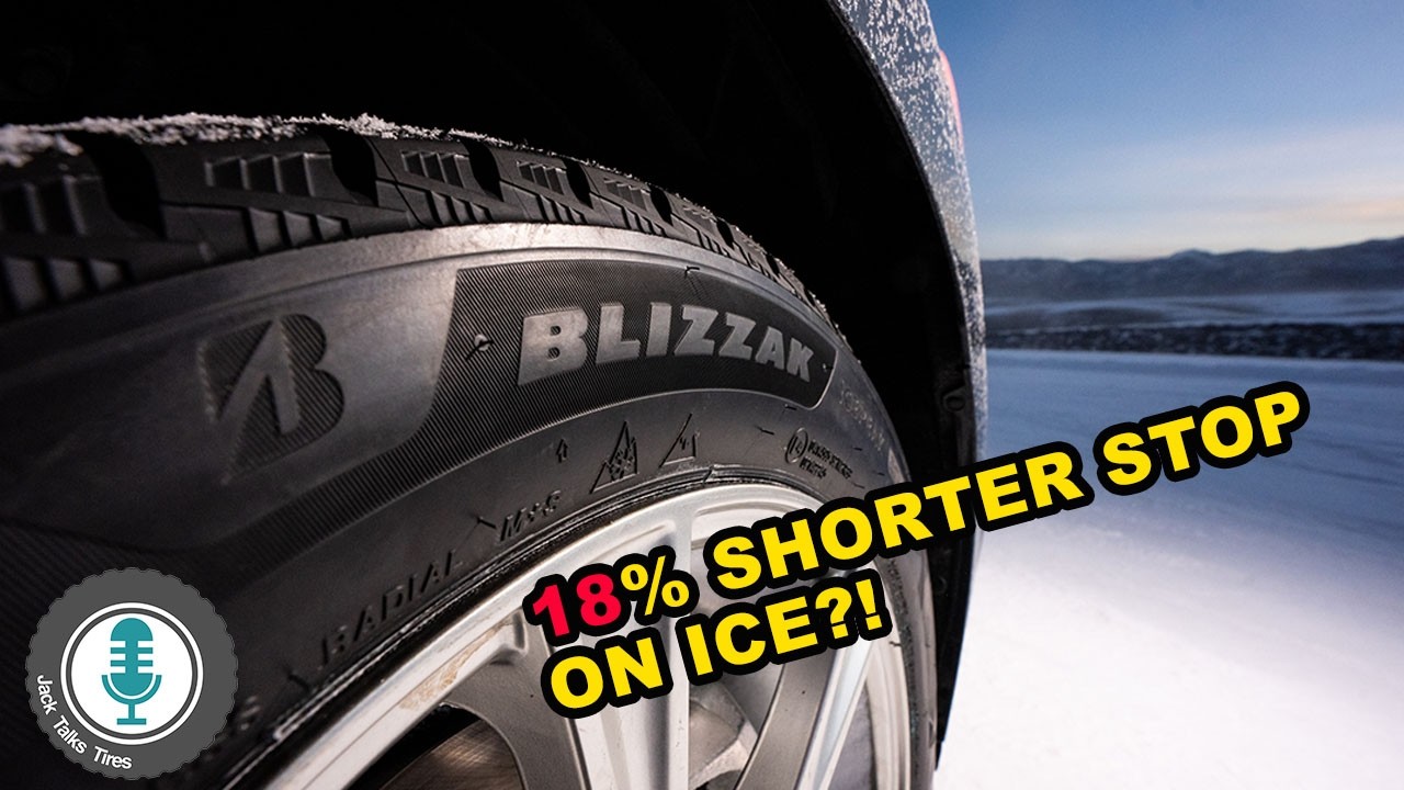 Лед против шины: действительно ли новая шина Blizzak IcePeak останавливается на 18% быстрее?