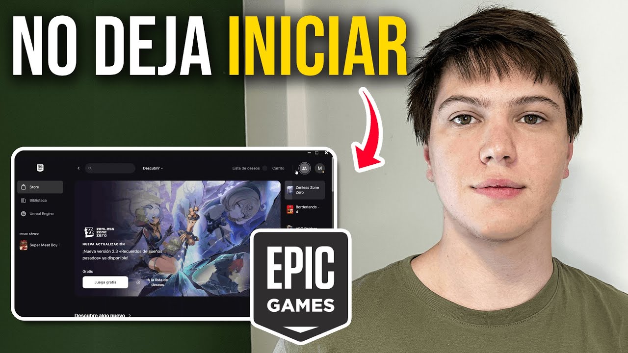 Epic Games NO ME DEJA INICIAR SESION - SOLUCION ✅