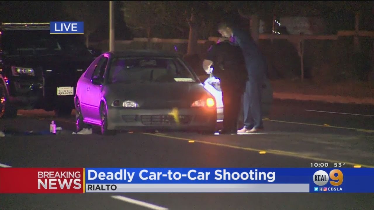 2 Killed In Car-To-Car Shooting In Rialto