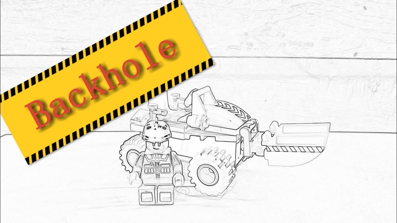 10 Backhole MOC Bootleg Lego Brand ( ZHILING )
