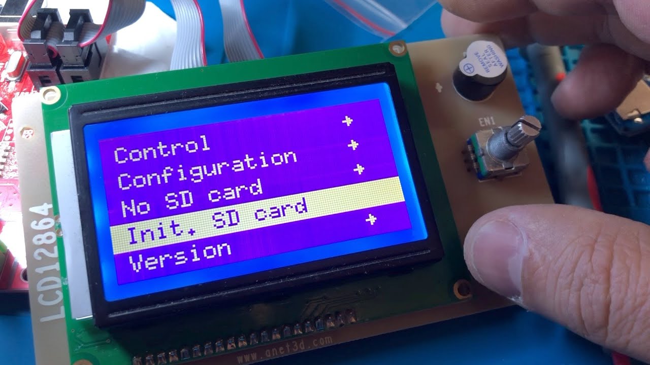 No SD Card - Anet E12 A8, Solución (no es del tarjetero)