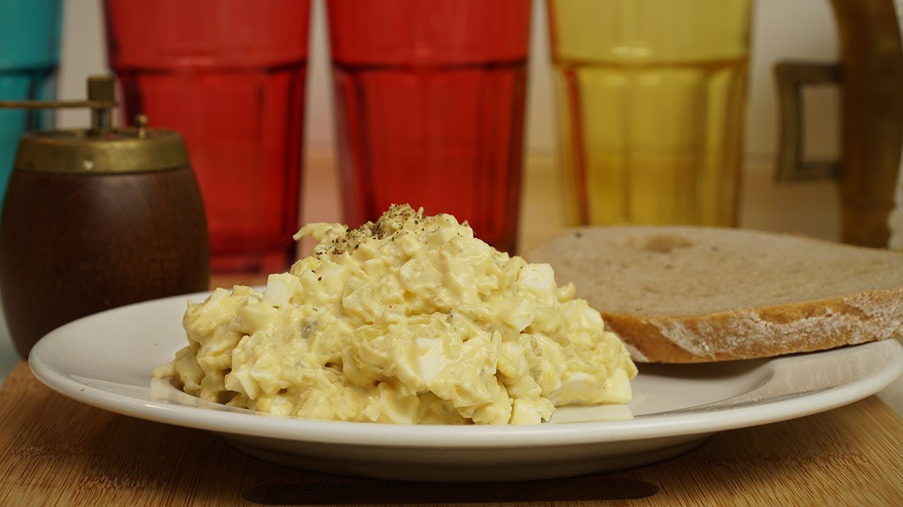 Chutný Vajíčkový salát | Vaříme s Kubíčkem  (RECEPT #85)